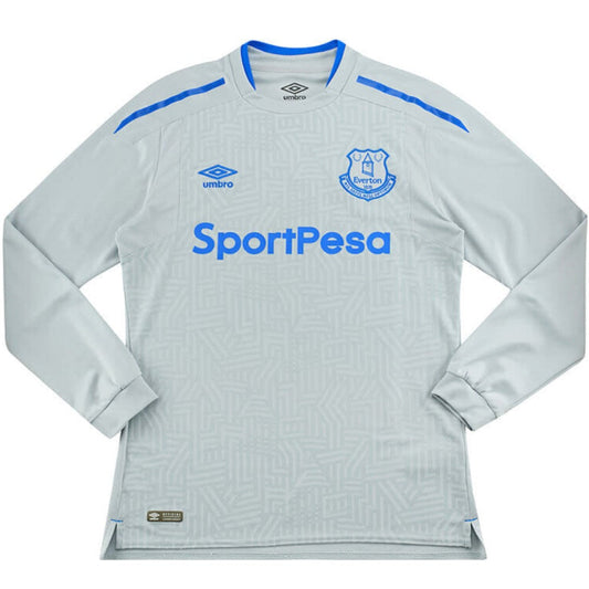 Everton 2017-2018 Away Football  Shirt Long Sleeve (Excellent) M