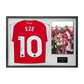 Eberechi Eze Signed Arsenal Champions Shirt Classic Frame (ACG Cert)