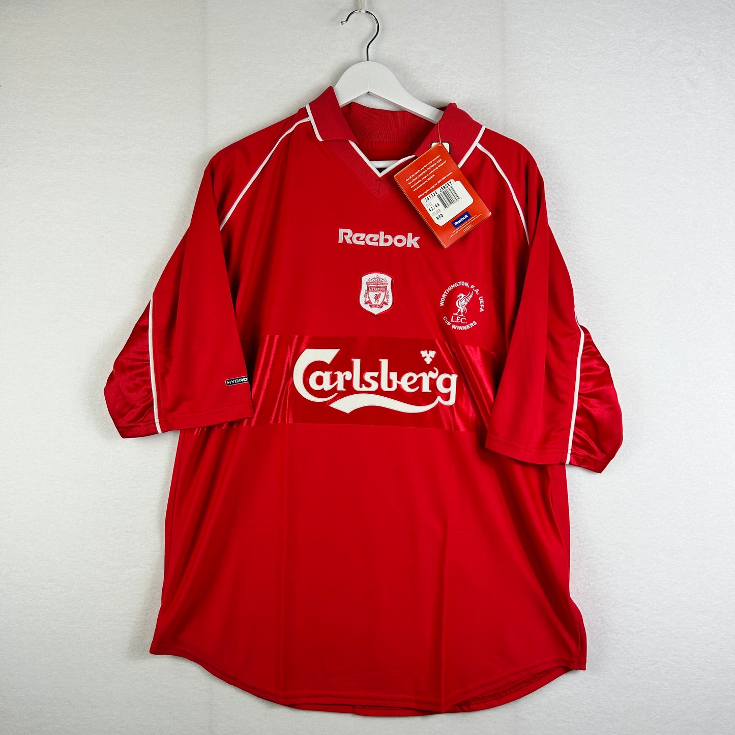 Liverpool 2001/2001 Treble Winners Home Shirt - New With Tags/ Bag