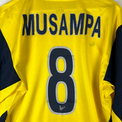 Atletico Madrid 2003/2004 Player Issue Away Shirt - Musampa 8 - Gothica