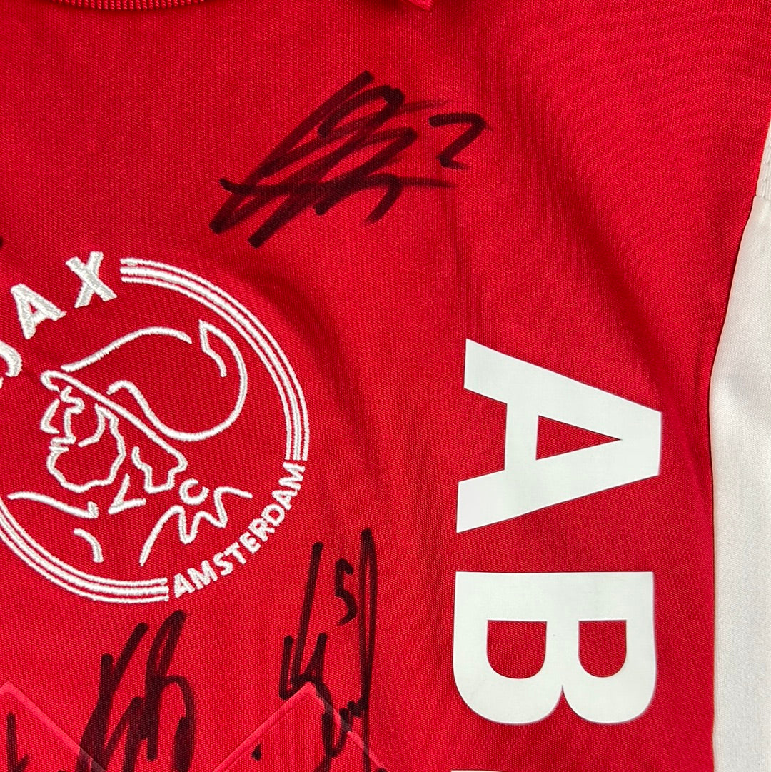 Ajax 2006/2007 Signed Home Shirt - Squad Signed