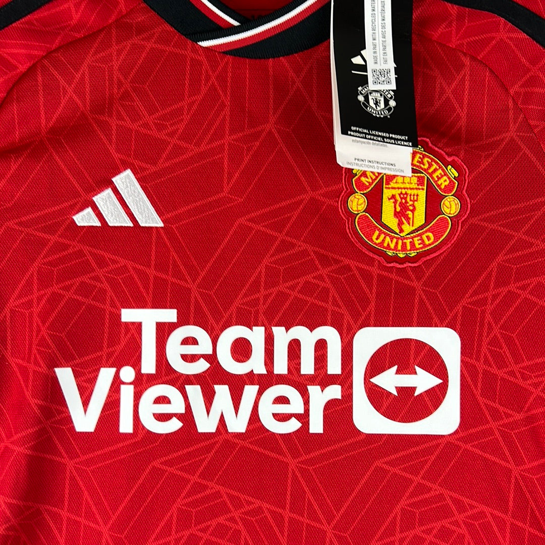 Manchester United 2023-2024 Youth Home Shirt - BNWT - Rashford 10