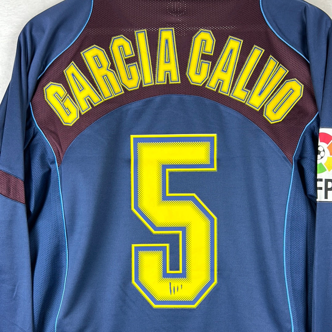 Atletico Madrid 2004/2005 Player Issue Away Shirt - Garcia Calvo 5 -