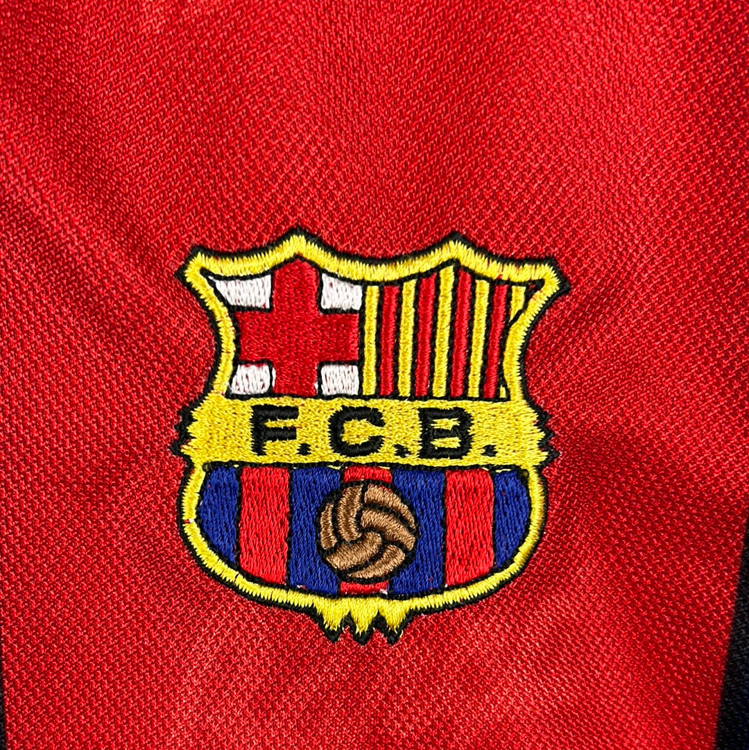 Barcelona 1995/1996 Home Long Sleeve Shirt - Large - Good Condition