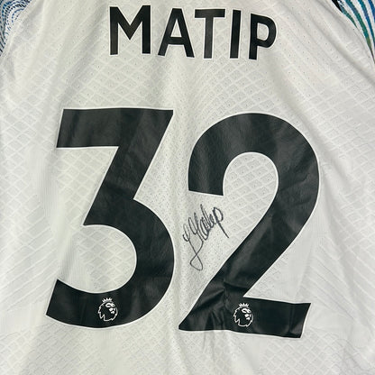 Liverpool 2022/2023 Signed Away Shirt - Matip 32 - Liverpool FC COA