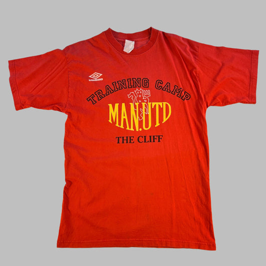 Vintage Umbro Manchester United Training T-Shirt - XL - Good Condition