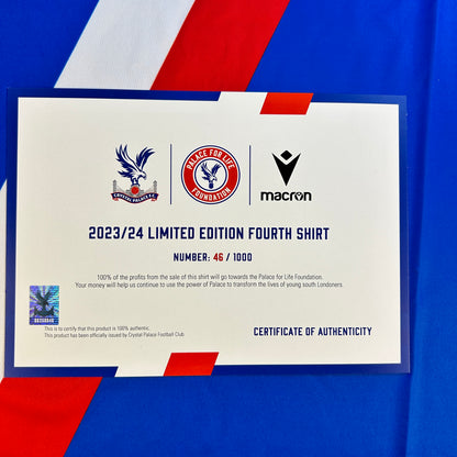 Crystal Palace 2023/2024 Fourth Shirt - Special Edition - Number 46/1000