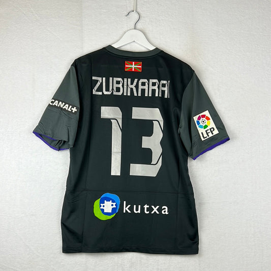 Real Sociedad 2013/2014 Player Issue Shirt - Zubikarai 13