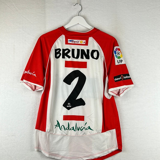 U. D. Almeria 2007-2008 Player Issue Home Shirt - Medium - Bruno 2