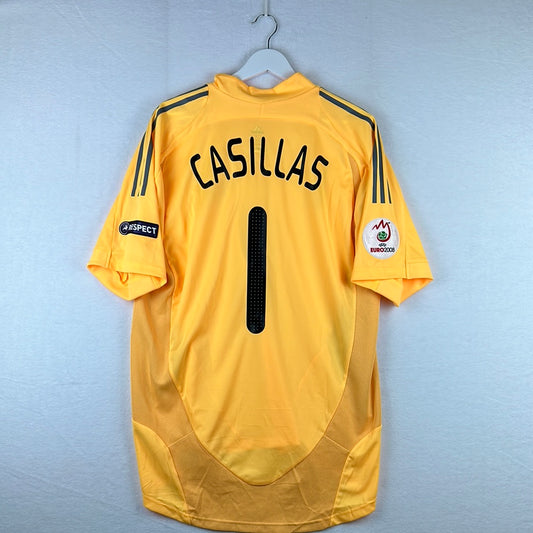 Spain 2008 Player Issue Goalkeeper Shirt - Casillas 1