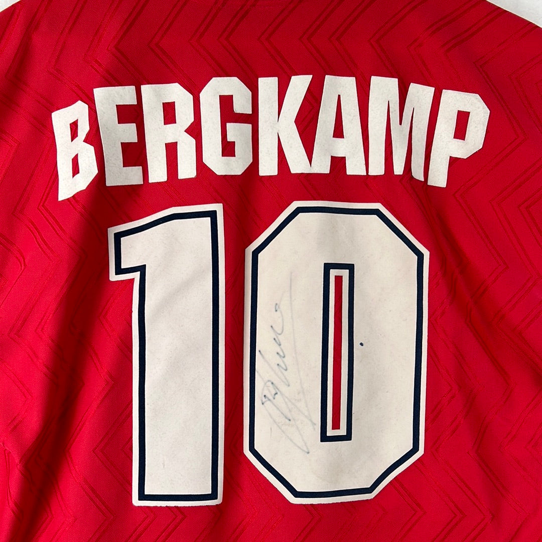 Arsenal 1996/1997 Home Shirt - Large - Bergkamp 10