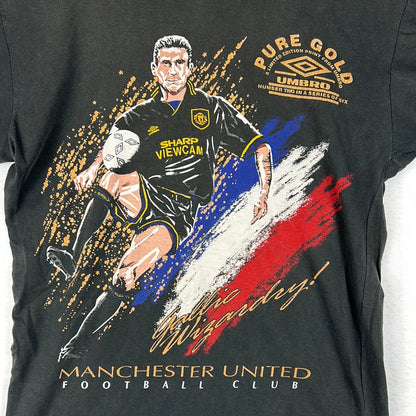 Manchester United 1994-1996 Eric Cantona - Pure Gold T-Shirt - LB/ Small Adult