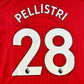 Manchester United 2022/2023 Player Issue Poppy Home Shirt - Pellistri 28