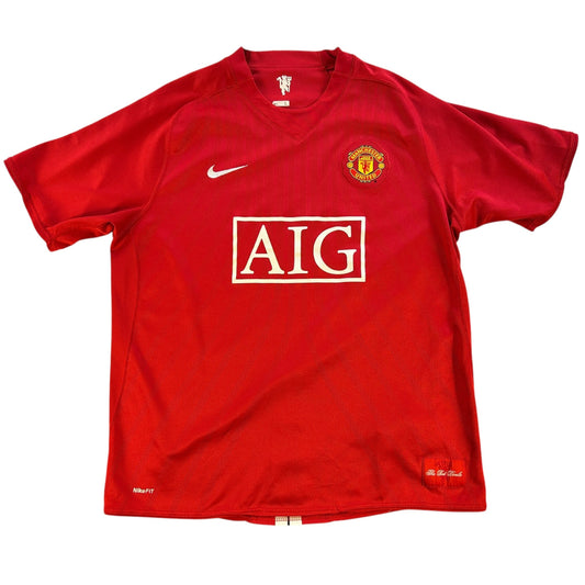 Manchester United 2007/2008 Home Shirt - Medium