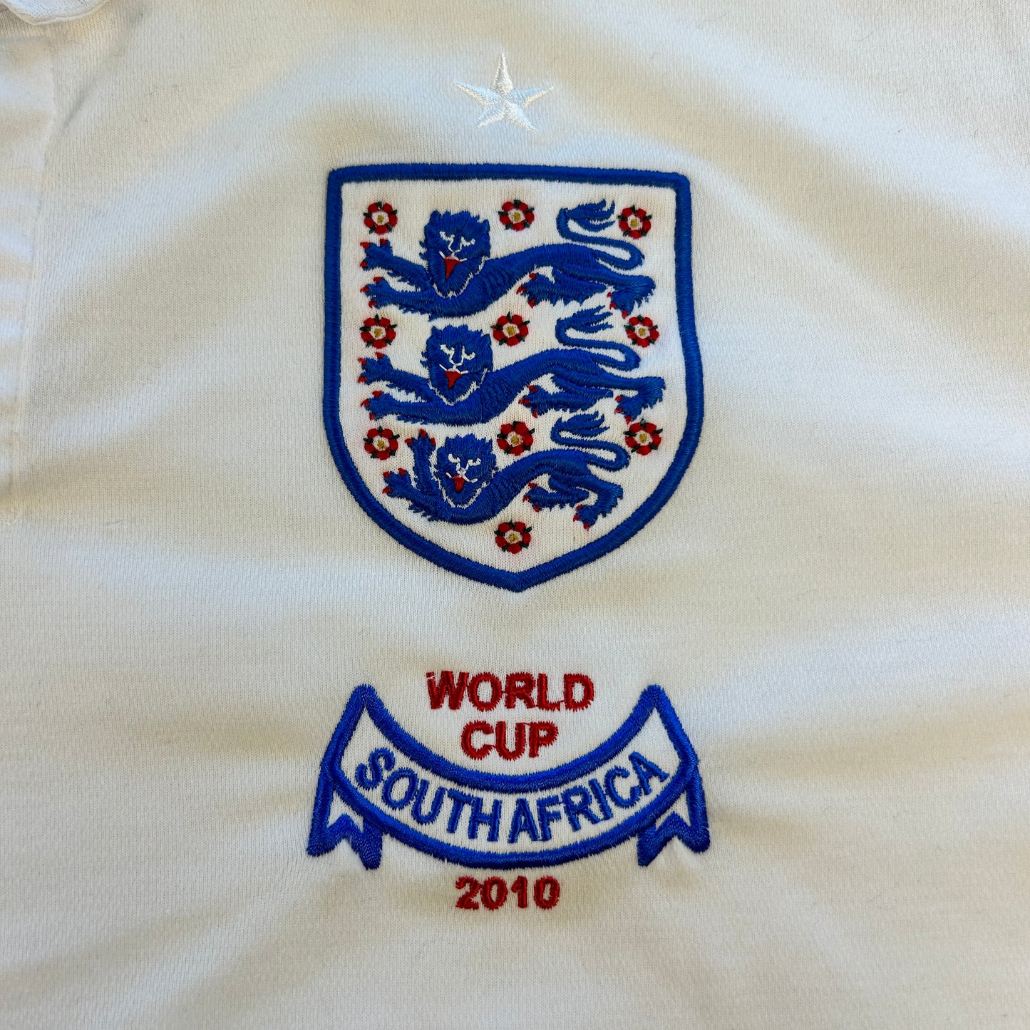 England 2010 Home Shirt - Original Umbro Shirts