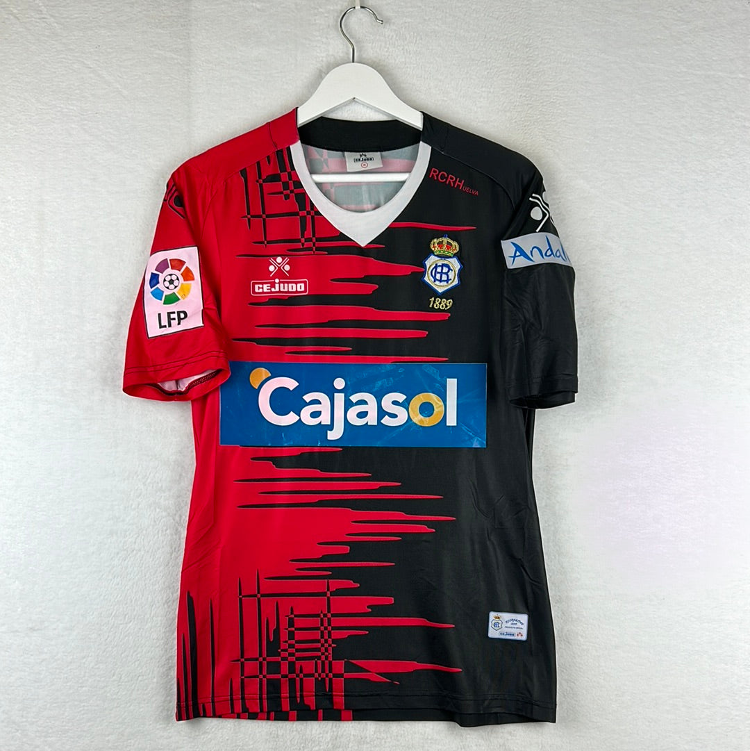 Recreativo de Huelva 2007-2008 Player Issue Away Shirt - Medium - Edu Moya 2