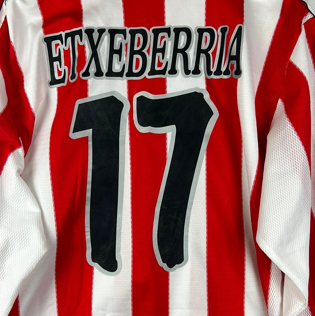 Athletic Bilbao 1999/2000 Player Issue Home Shirt - Etxeberria 17