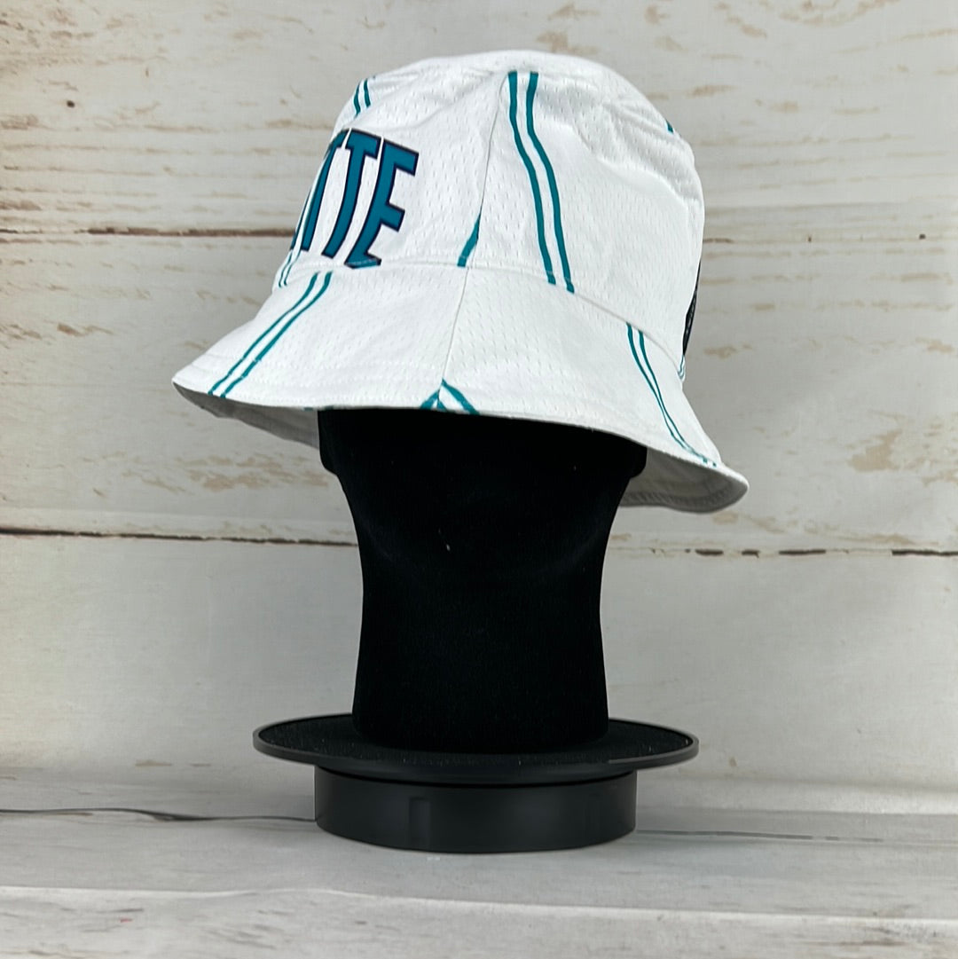 Charlotte Hornets Upcycled NBA Jersey Bucket Hat