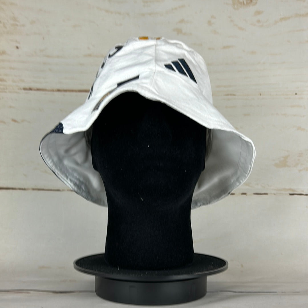 Real Madrid 2023-2024 Upcycled Home Shirt Bucket Hat *9 Side