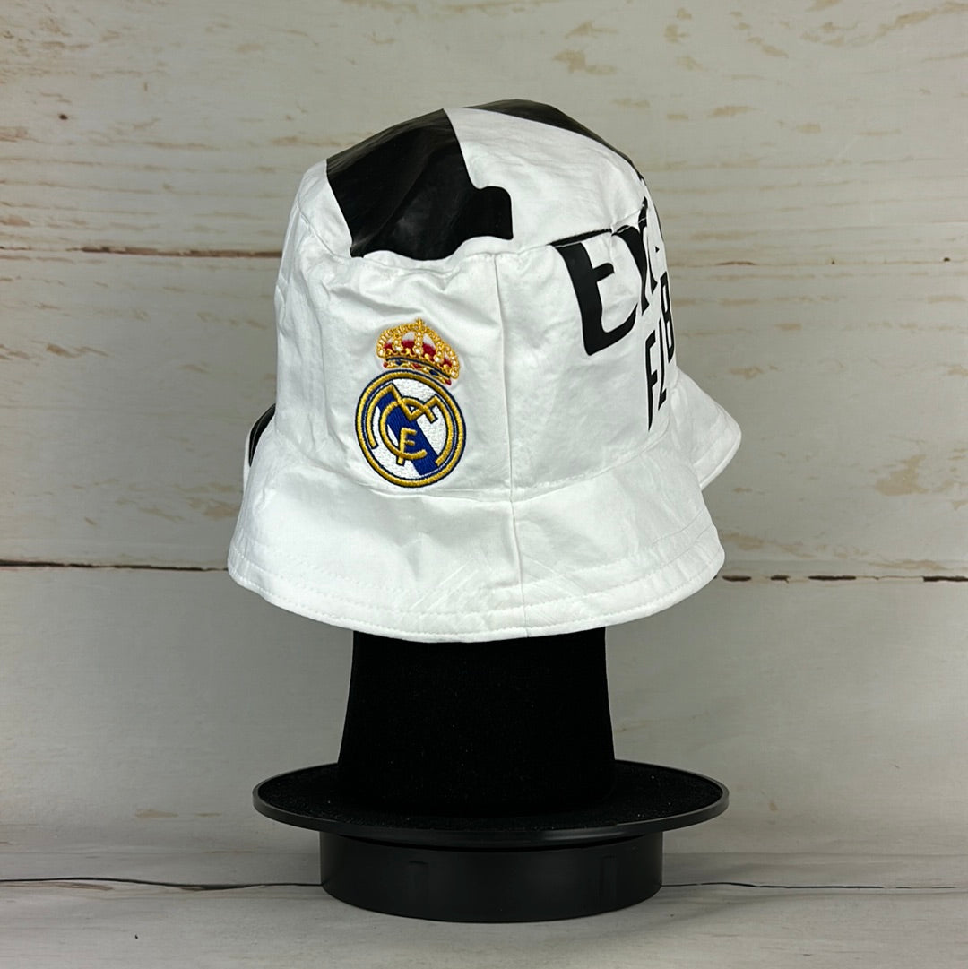 Real Madrid 2022-2023 Upcycled Home Shirt Bucket Hat *7 Top