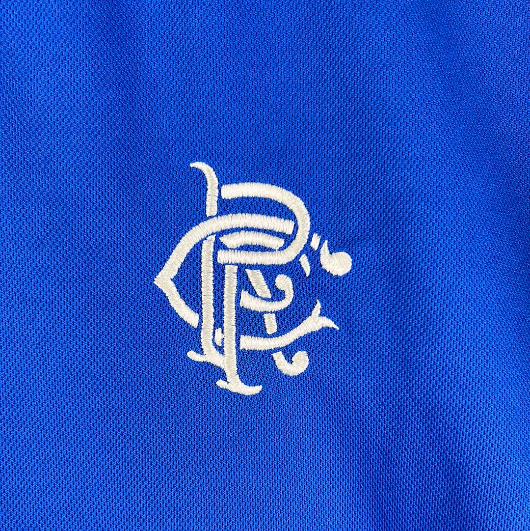 Glasgow Rangers 2000/2001 Player Issue Home Shirt - Ross 34 - Signed