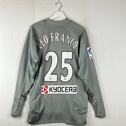 Atletico Madrid 2005/2006 Player Issue Goalkeeper Shirt - Leo Franko 25 Print & Kyocera Sponsor Print