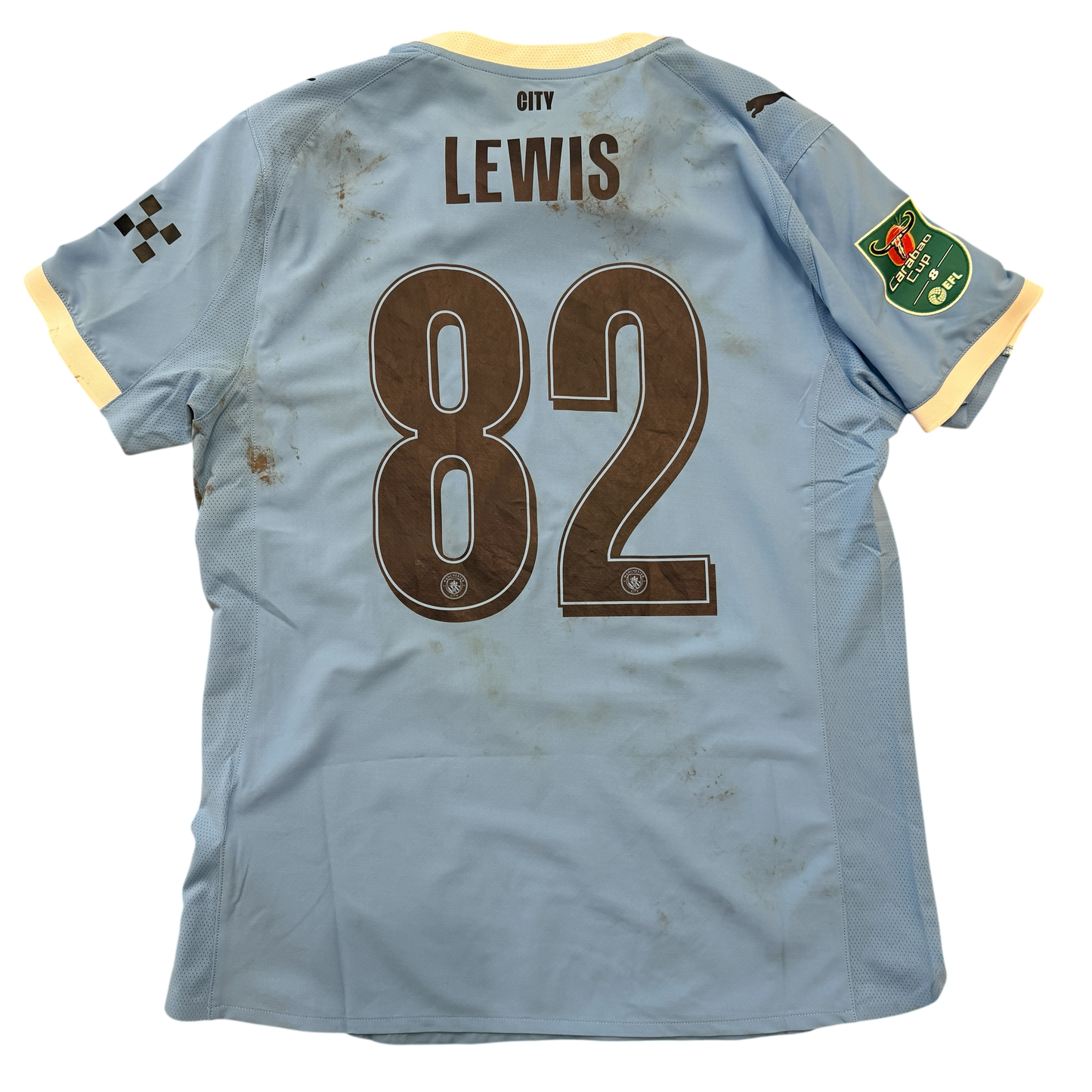 Manchester City 2025-2026 Match Worn Home Shirt