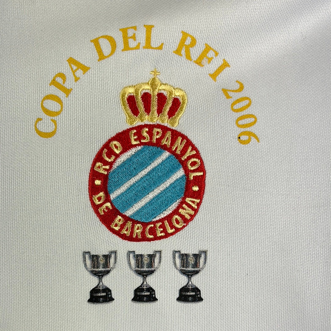 Espanyol 2005/2006 Player Issue Shirt - Copa Del Rai Final