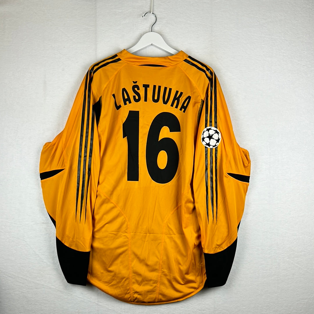 Shakhtar Donetsk Player Issue Goalkeepers Shirt - Lastuvka 16 - Champions League