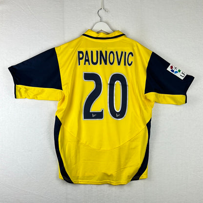 Atletico Madrid 2003/2004 Player Issue Away Shirt - Paunovic 20 - Swat