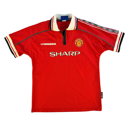 Manchester United 1998/1999 Home Shirt - Youth - Excellent