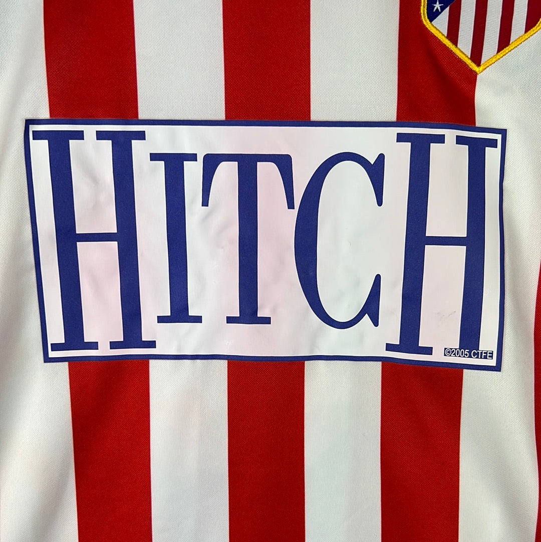 Atletico Madrid 2004/2005 Player Issue Home Shirt - Torres 9 - Hitch