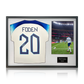 Phil Foden Signed England Shirt Classic Frame