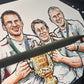 England 2003 Rugby World Cup Legends - Johnson, Wilkinson & Dallaglio Print