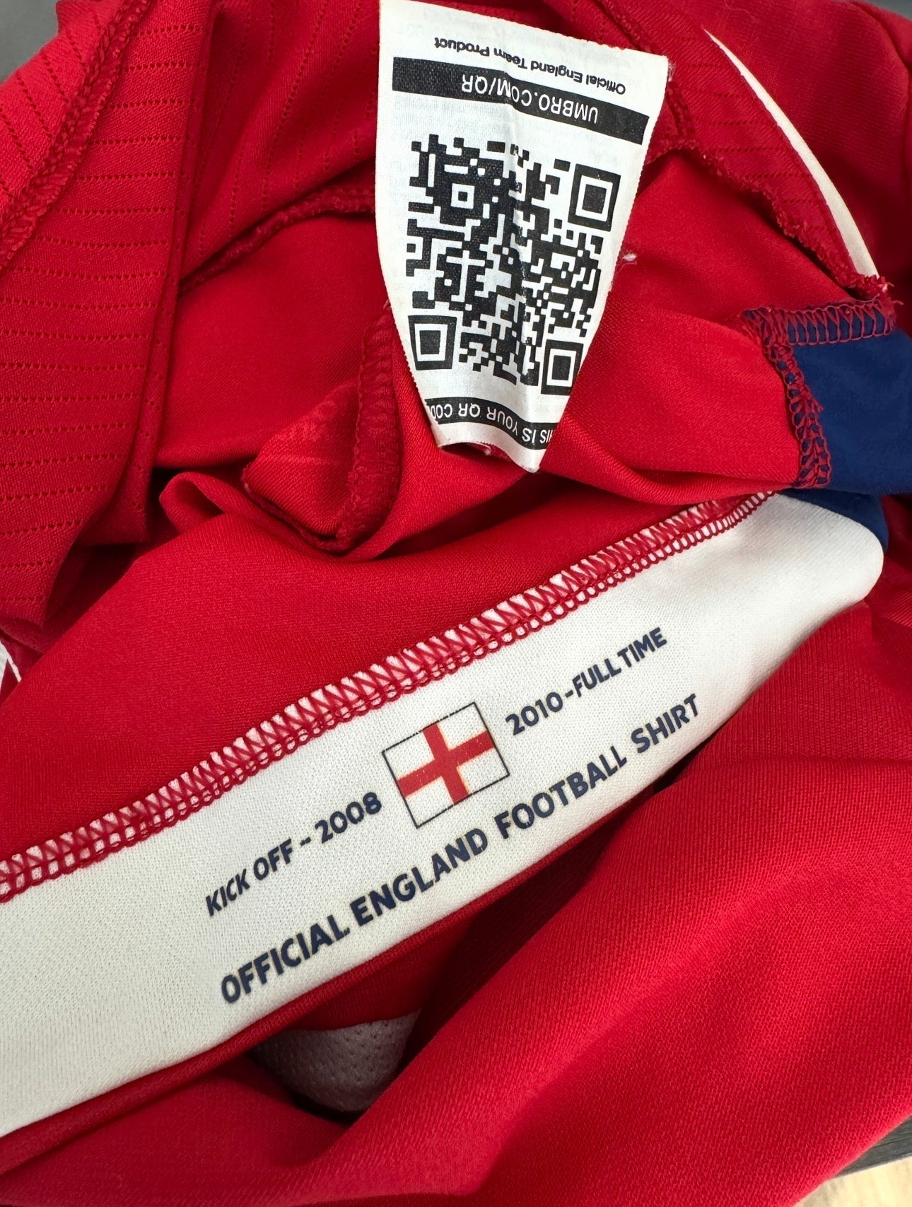 England 2008-10 Away Shirt - Size XL (L Fit)