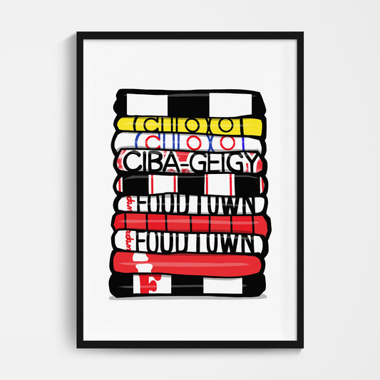 Grimsby Shirt Stack Print