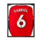 Gabriel Magalhães Signed Arsenal 24/25 Shirt Compact Frame