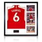 Gabriel Magalhães Signed Arsenal 23/24 Shirt Elite Frame