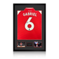 Gabriel Magalhães Signed Arsenal 25/26 Shirt Premium Frame
