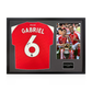 Gabriel Magalhães Signed Arsenal Champions Shirt Classic Frame