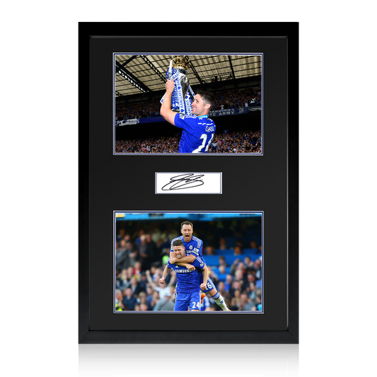 Gary Cahill Signed Chelsea Plaque Iconic Frame