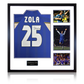 Gianfranco Zola Signed Chelsea Shirt Elite Frame
