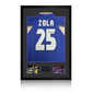 Gianfranco Zola Signed Chelsea Shirt Premium Frame