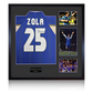 Gianfranco Zola Signed Chelsea Shirt Elite Frame