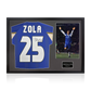 Gianfranco Zola Signed Chelsea Shirt Classic Frame
