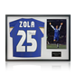 Gianfranco Zola Signed Chelsea Shirt Classic Frame