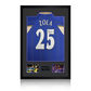 Gianfranco Zola Signed Chelsea Shirt Premium Frame
