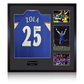 Gianfranco Zola Signed Chelsea Shirt Elite Frame