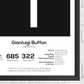 Gianluigi Buffon Legend Stats Print