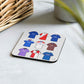 Rangers Retro Shirts Memorabilia Hand Sublimated Football Coaster